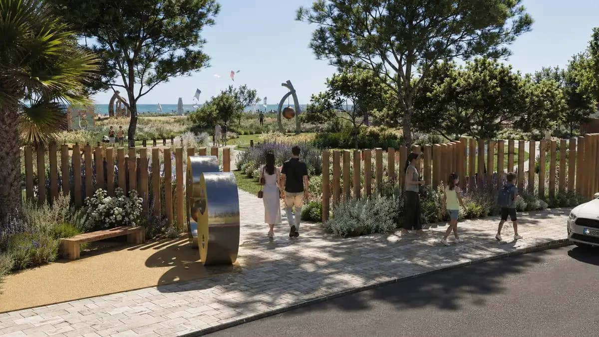 Quinn Botanical Art park in Castelldefels