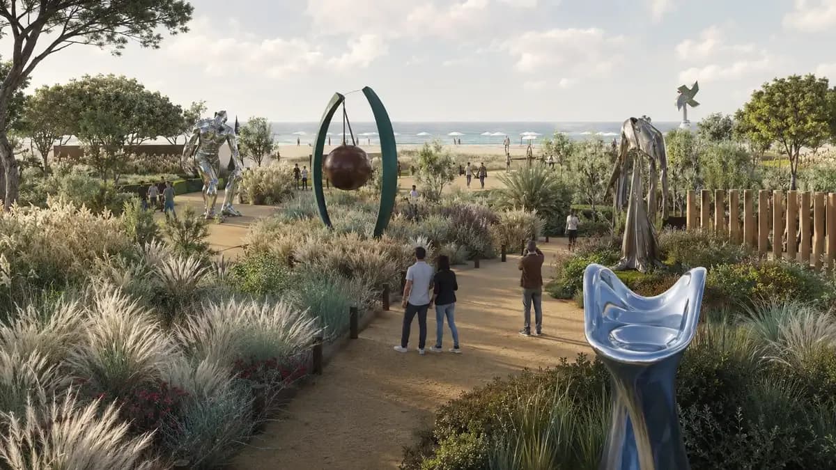 Quinn Botanical Art park in Castelldefels