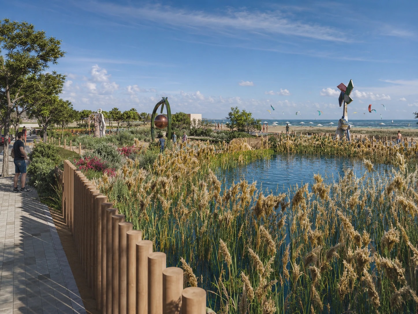 Quinn Botanical Art park in Castelldefels