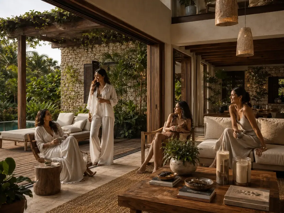 Zorba Villas complex in Goa India