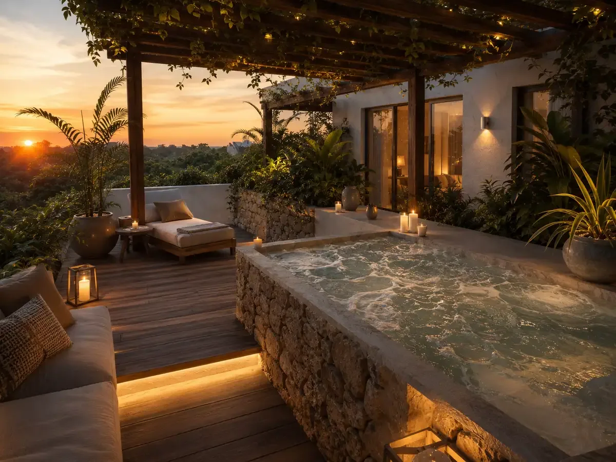 Zorba Villas complex in Goa India