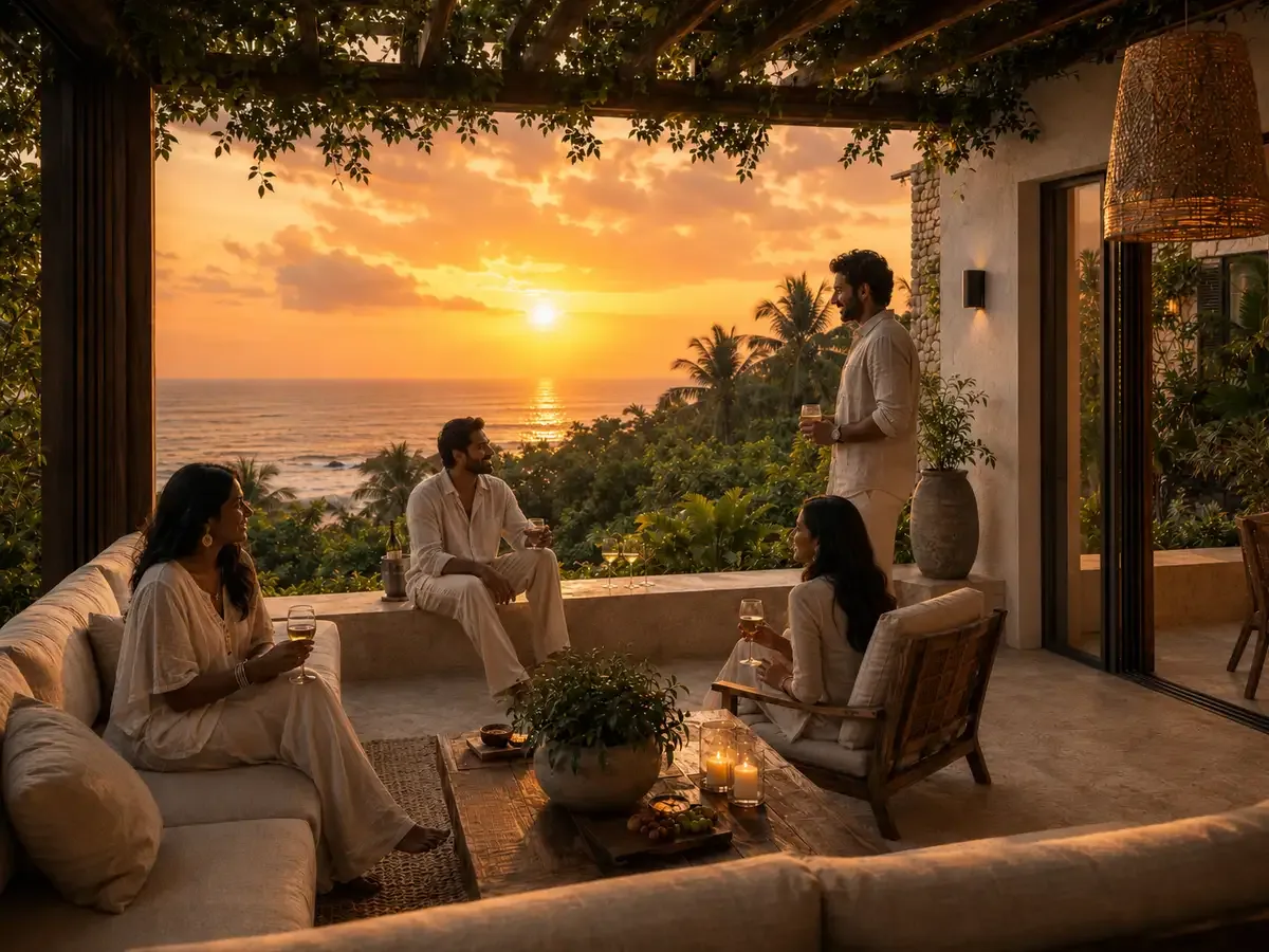 Zorba Villas complex in Goa India