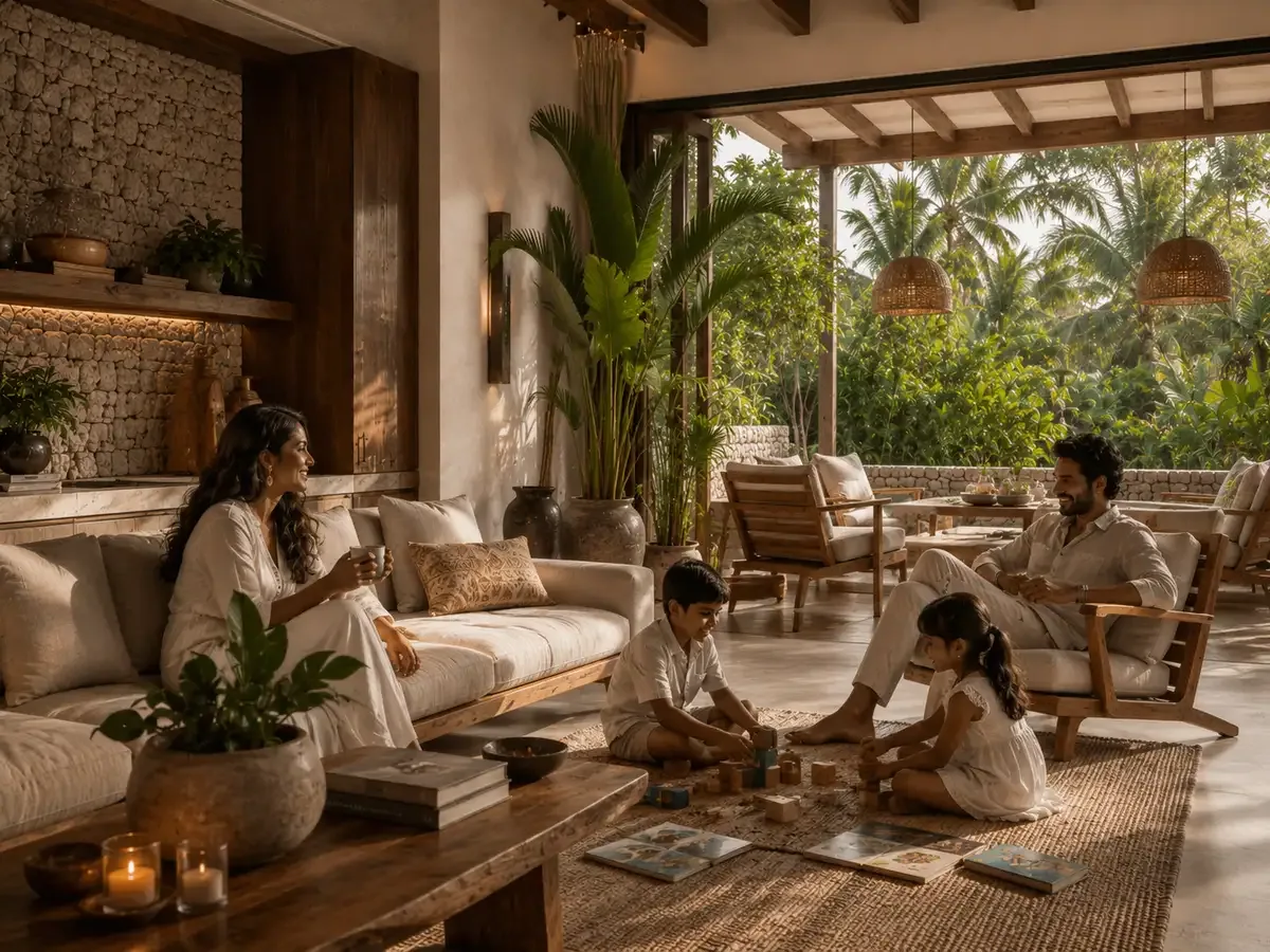 Zorba Villas complex in Goa India