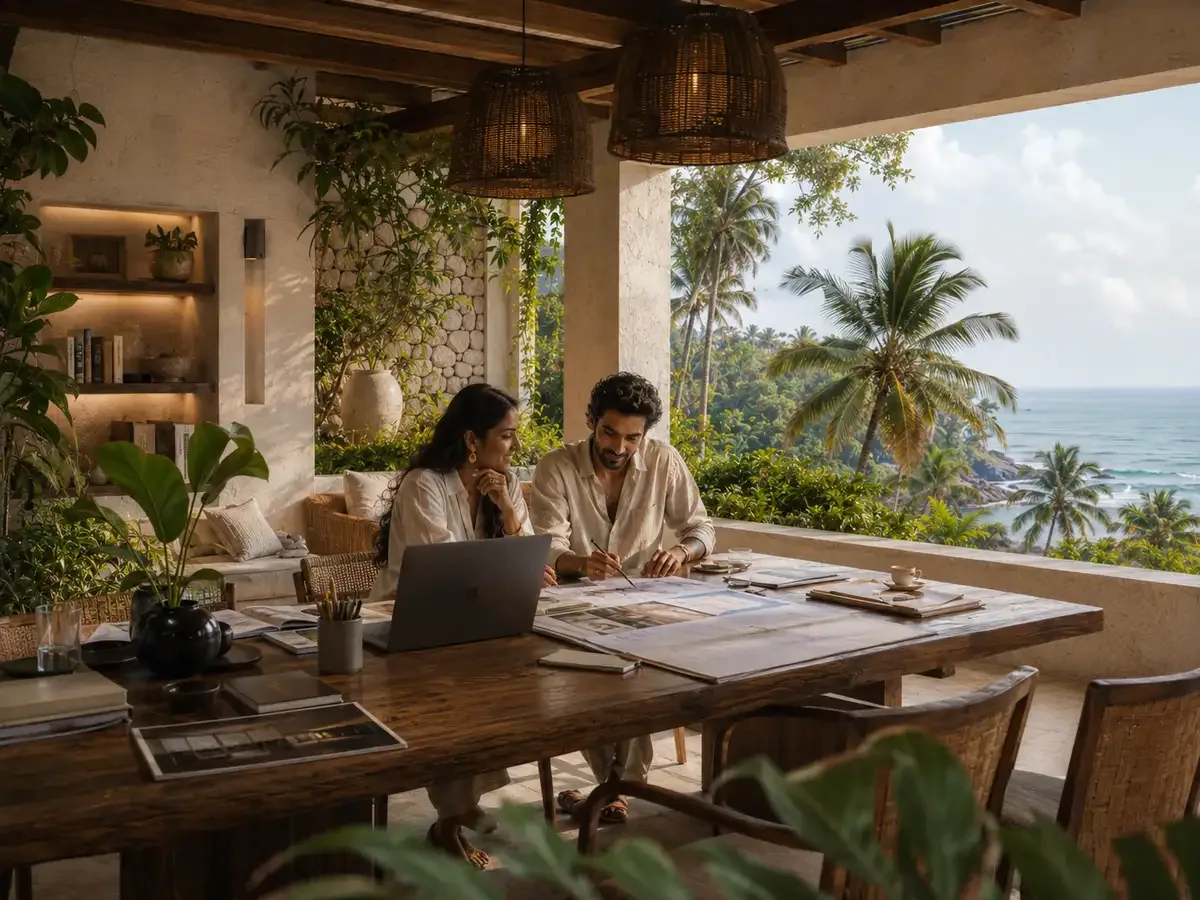 Zorba Villas complex in Goa India