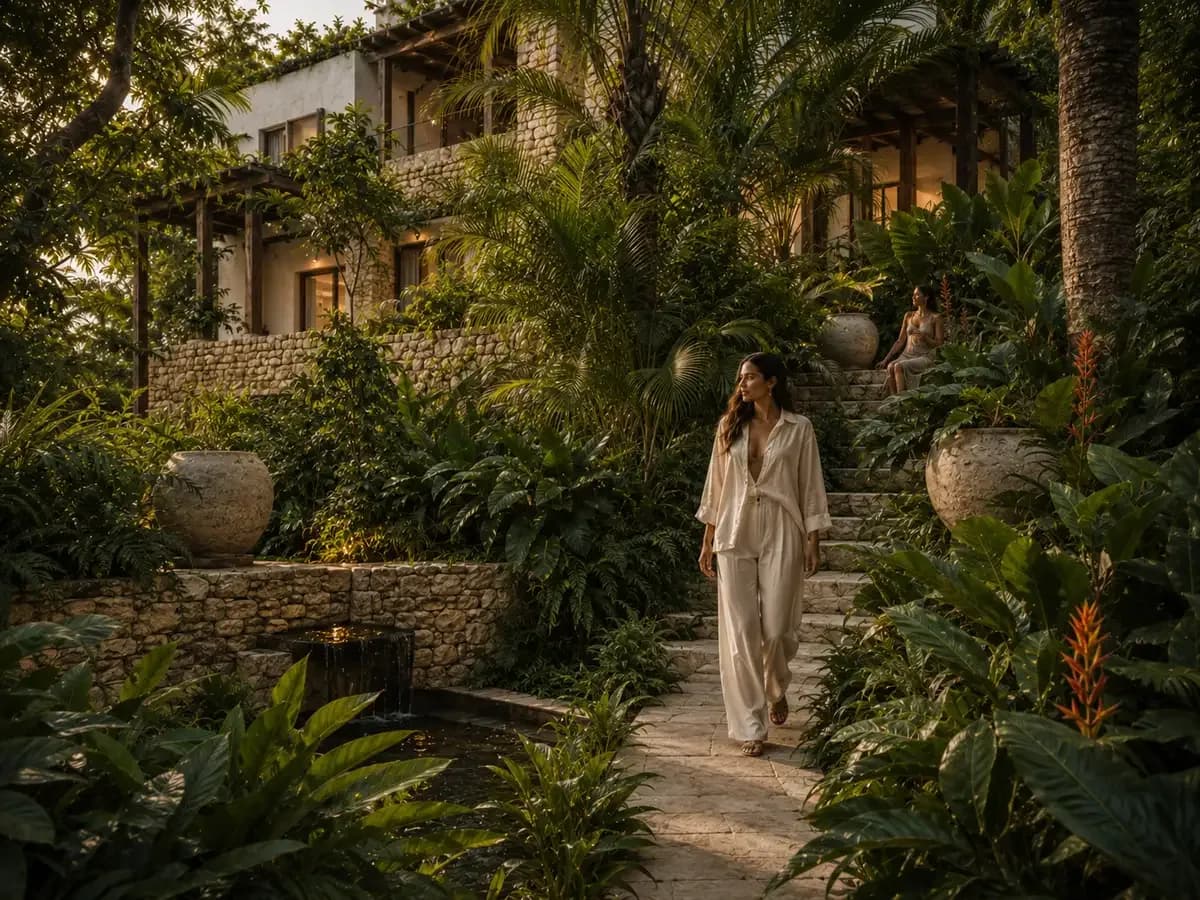 Zorba Villas complex in Goa India