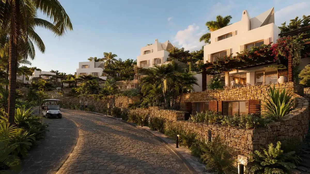 Zorba Villas complex in Goa India