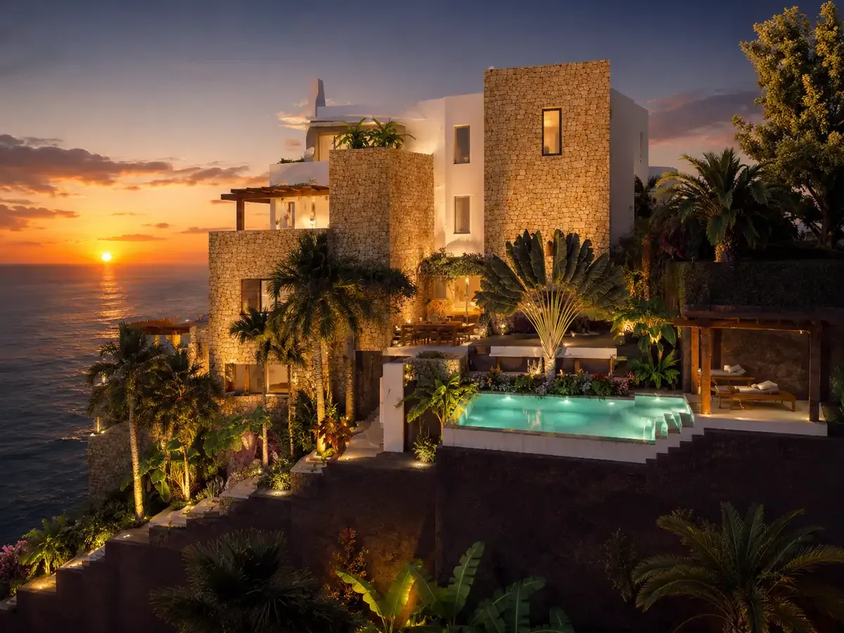 Zorba Villas complex in Goa India
