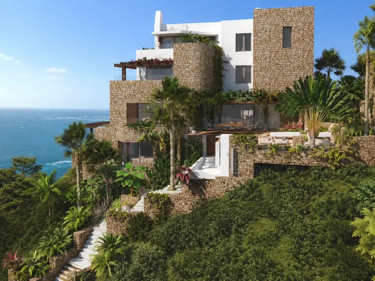 Zorba Villas complex in Goa India