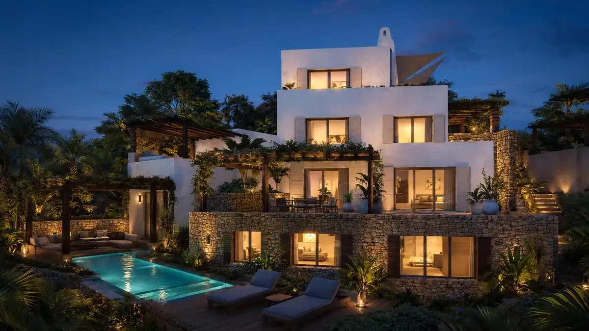 Zorba Villas complex in Goa India