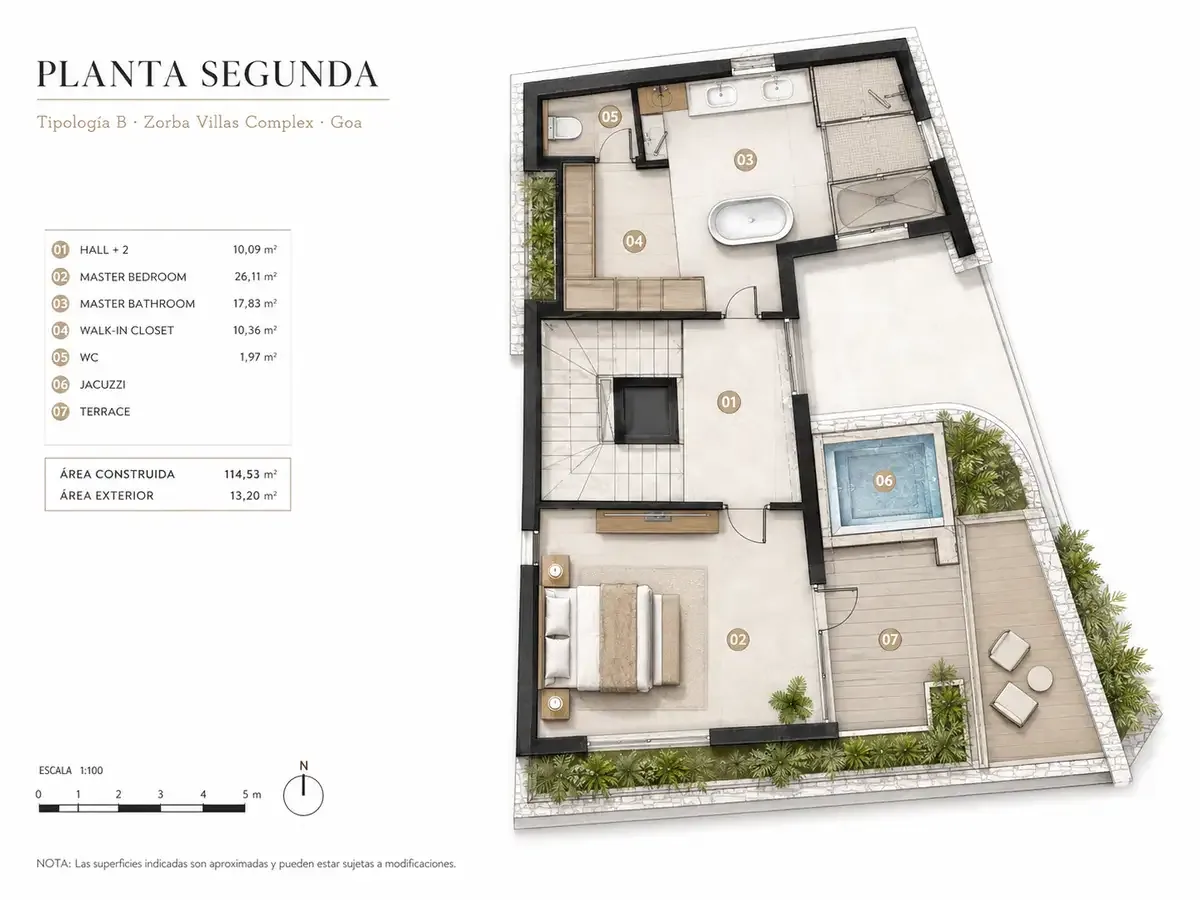 Zorba Villas complex in Goa India
