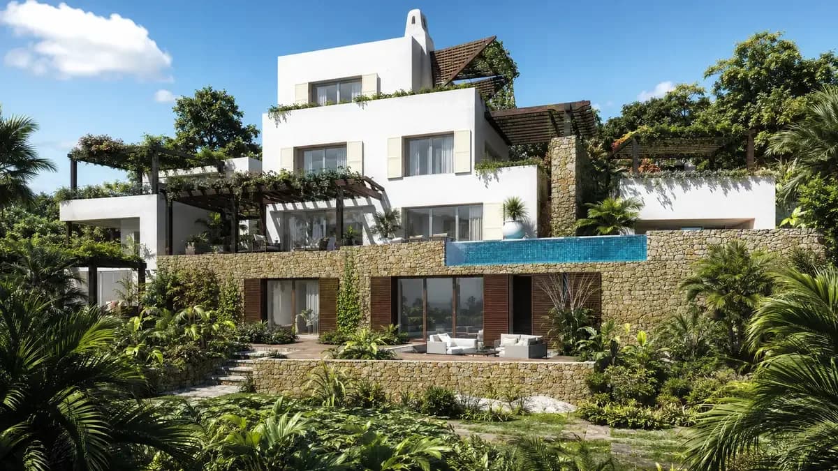 Zorba Villas complex in Goa India