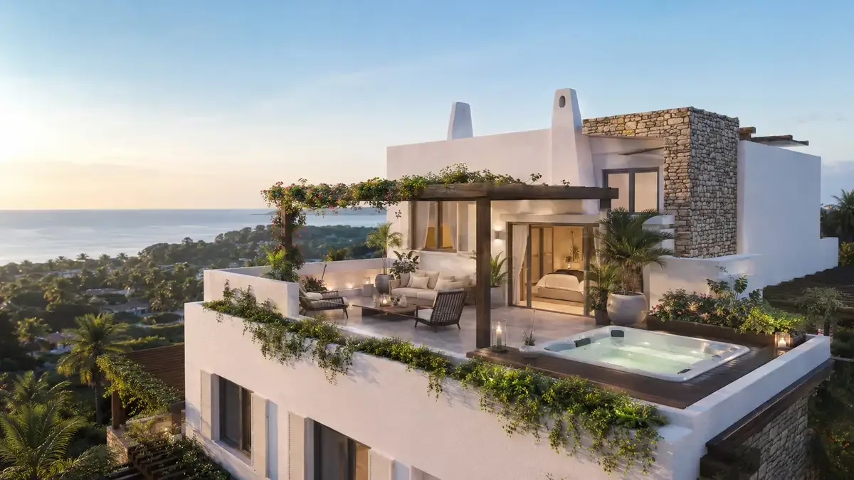 Zorba Villas complex in Goa India